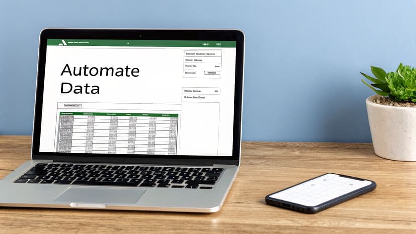 A laptop on a wooden desk displays