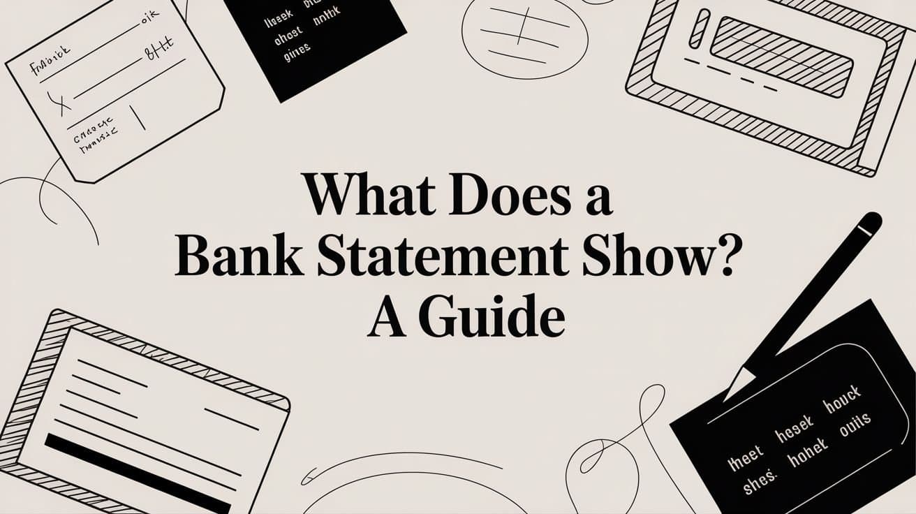What Does a Bank Statement Show? A Guide