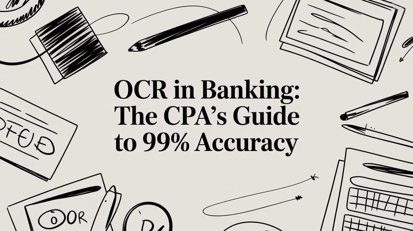 OCR in Banking: The CPA's Guide to 99% Accuracy