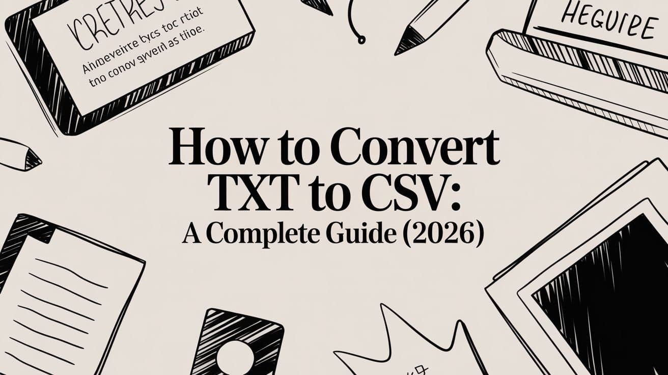 How to Convert TXT to CSV: A Complete Guide (2026)
