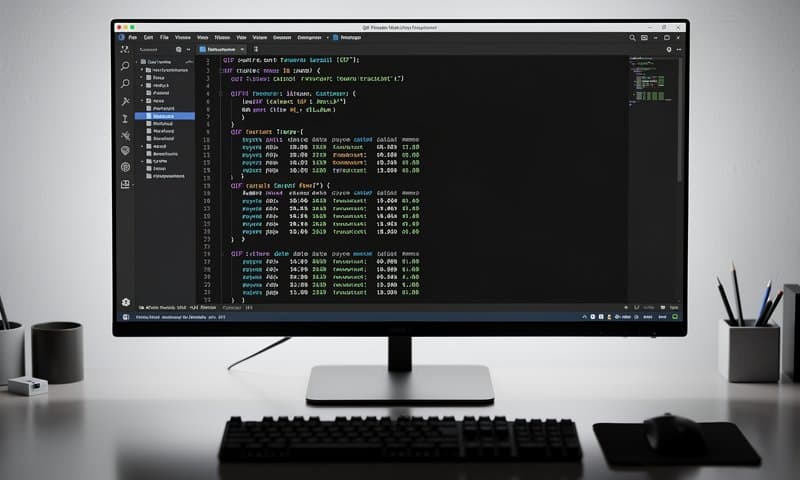 QIF file format structure showing transaction entries with date and amount fields